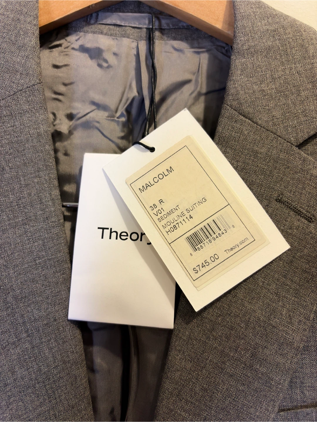 Theory Malcom Grey Suit Jacket - photo 3