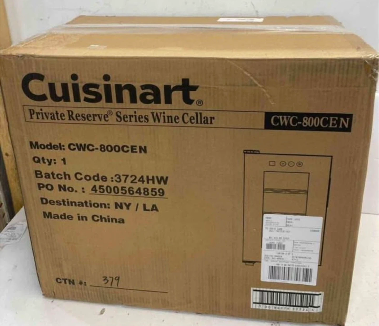 Cuisinart Private Reserve Wine Cellar - CWC-800CEN - photo 2