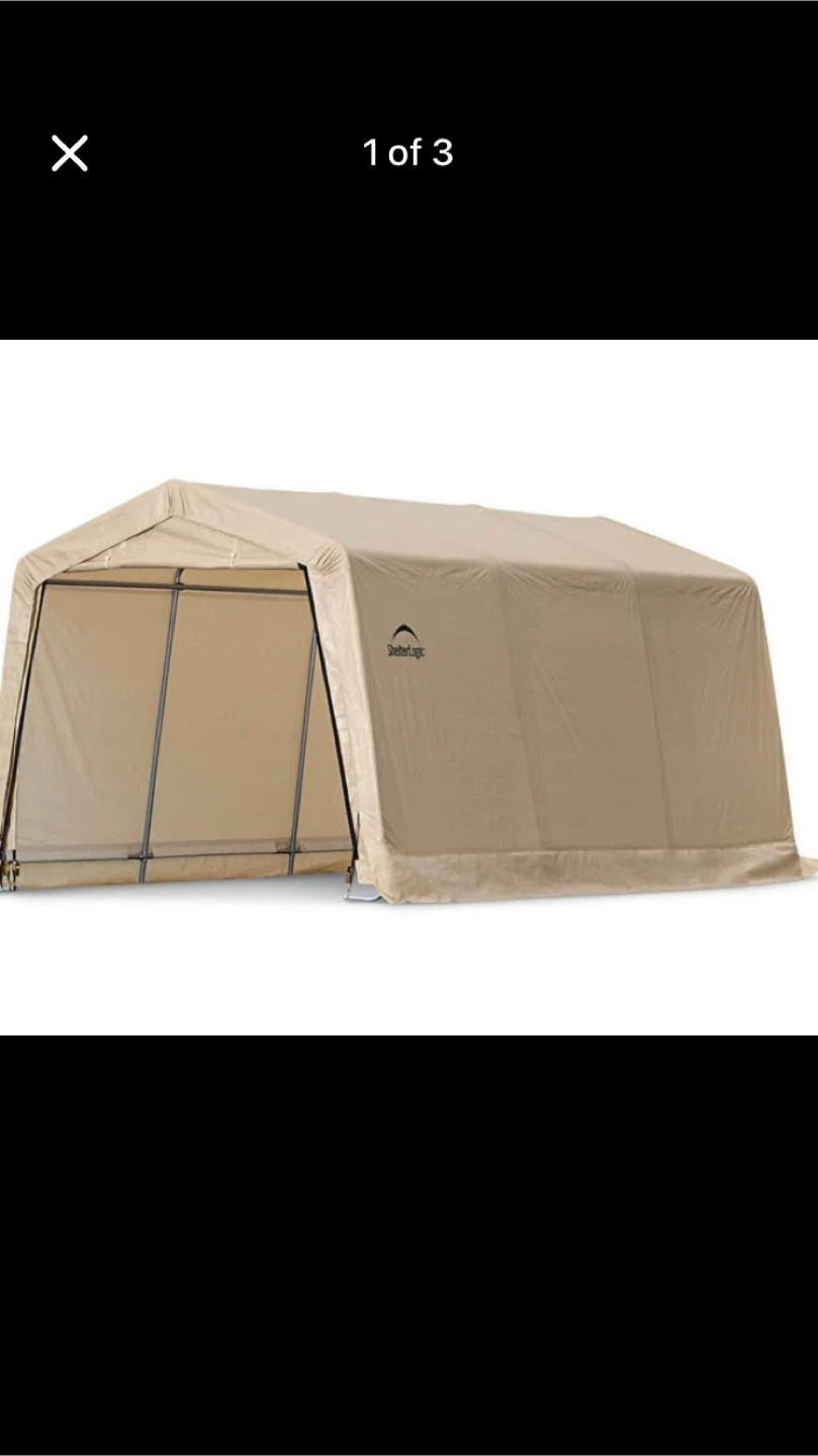 ShelterLogic Beige Storage Shelter brand new in box 10X10 - photo 3