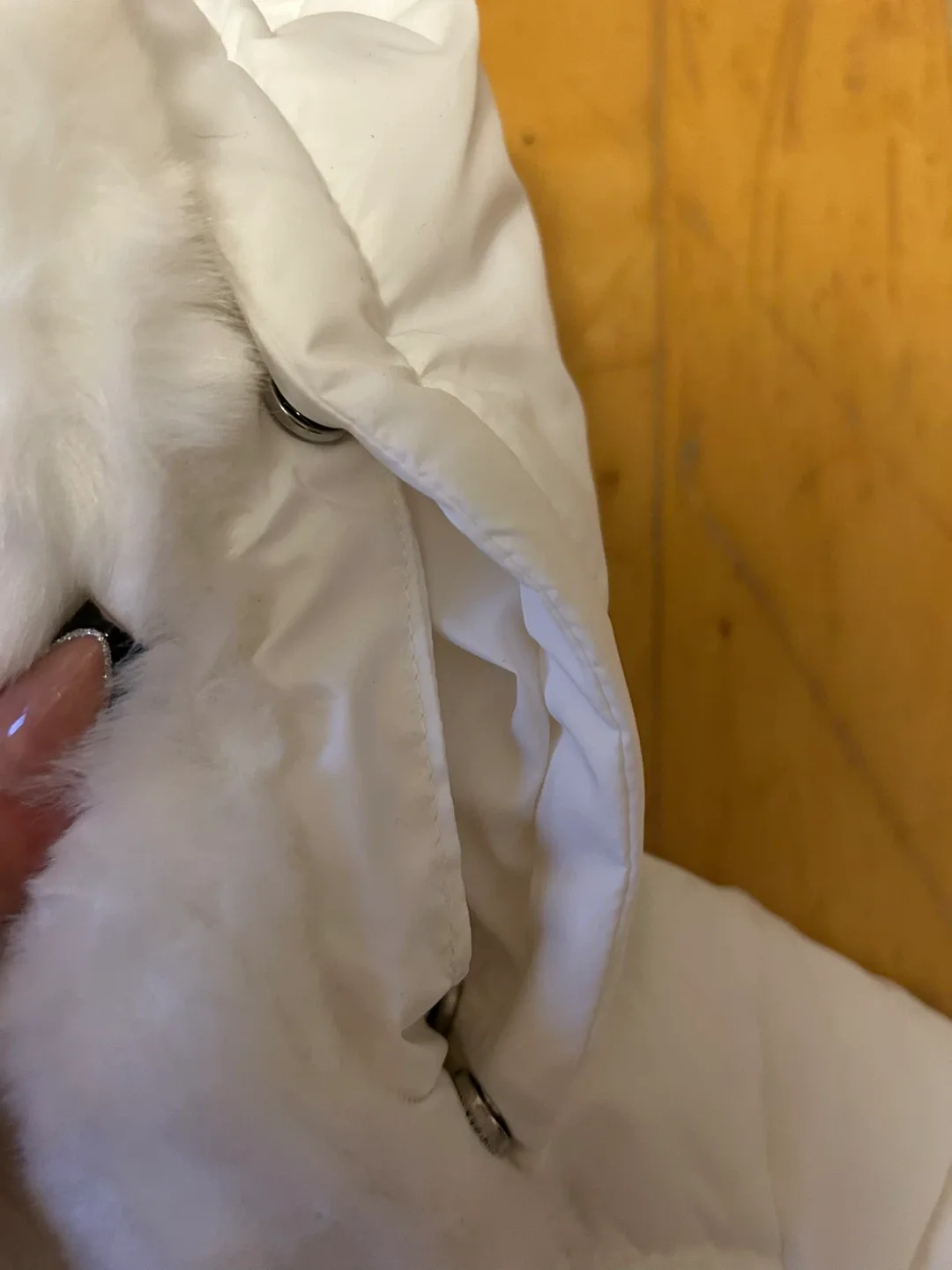 iDO White Puffer Jacket Size 9-12 Months - New with Tags! image indicator(2)