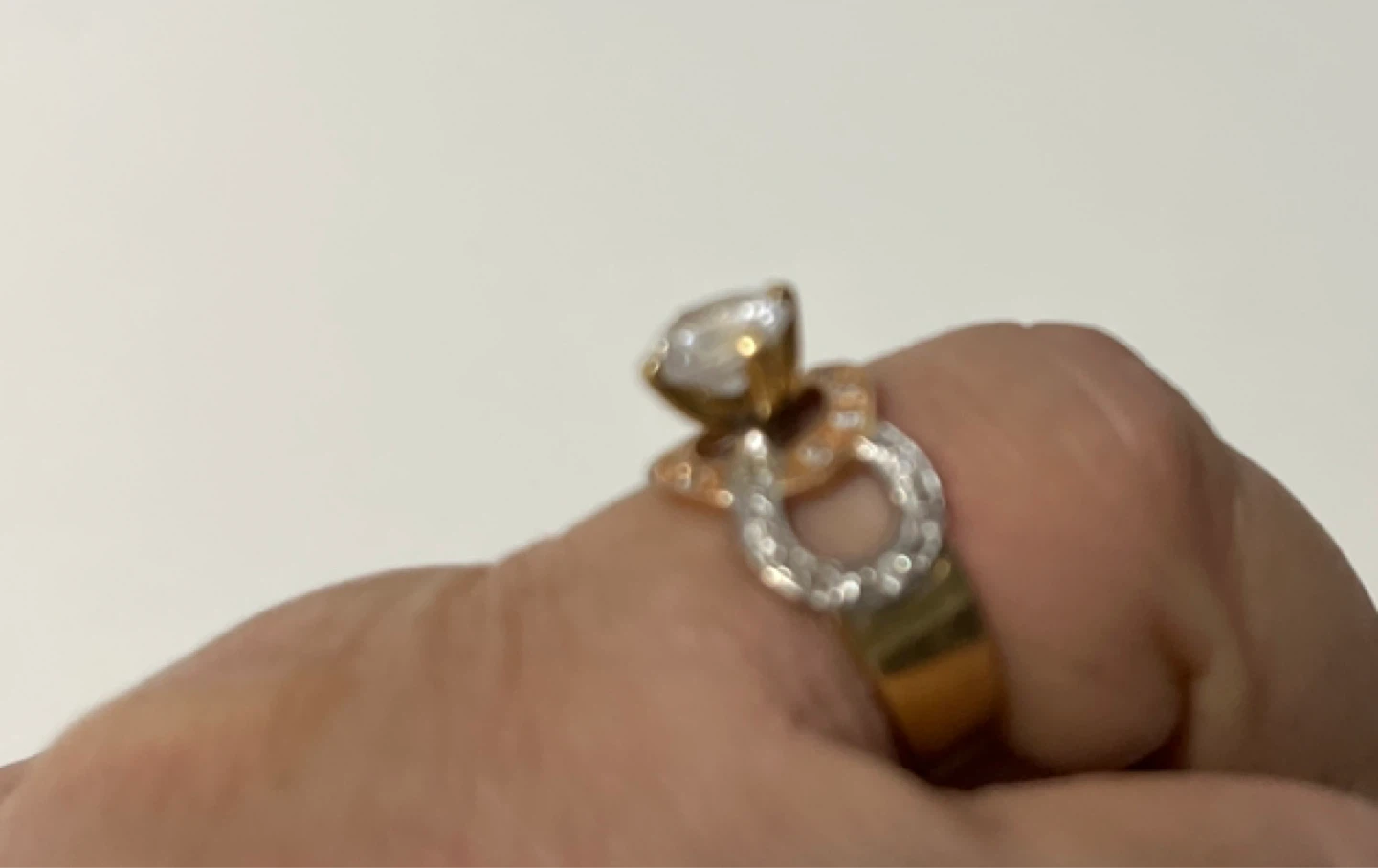 Gold and Silver Ring - photo 2