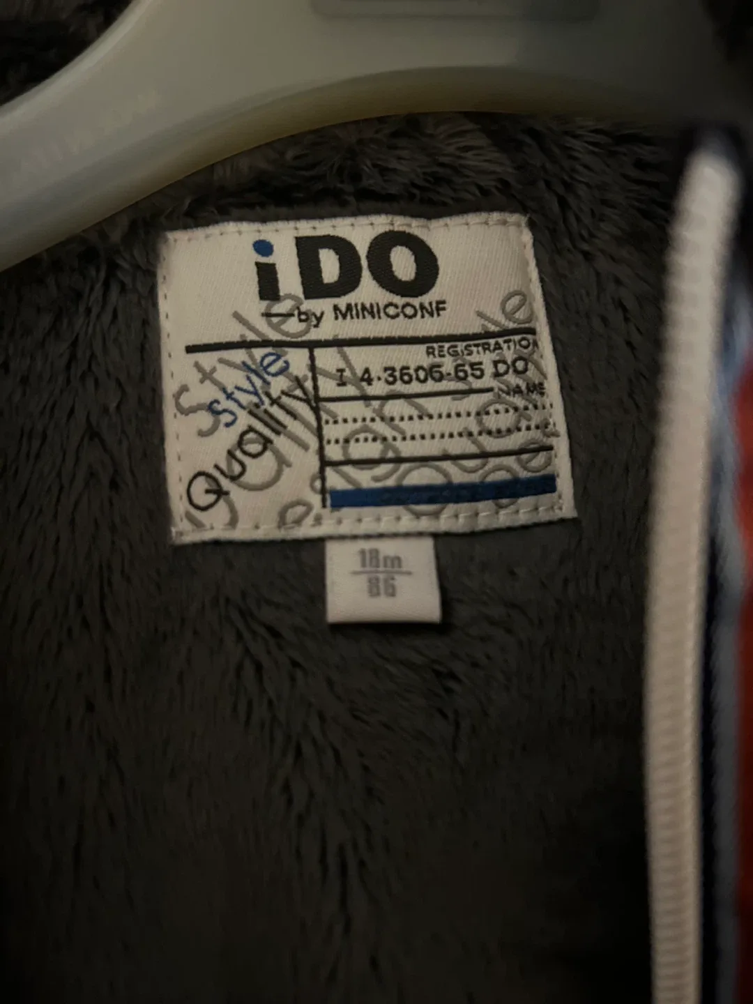 iDO by MINICONF Winter Jacket - Size 18m image indicator(3)