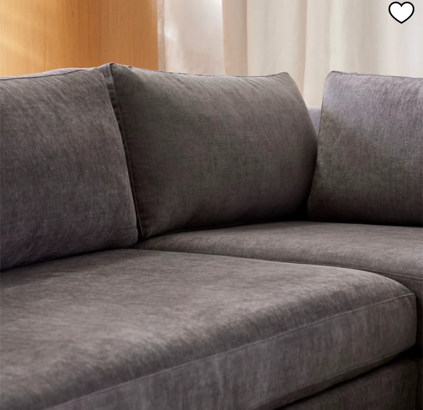West Elm Chaise Sectional  90” - Andes collection - photo 2
