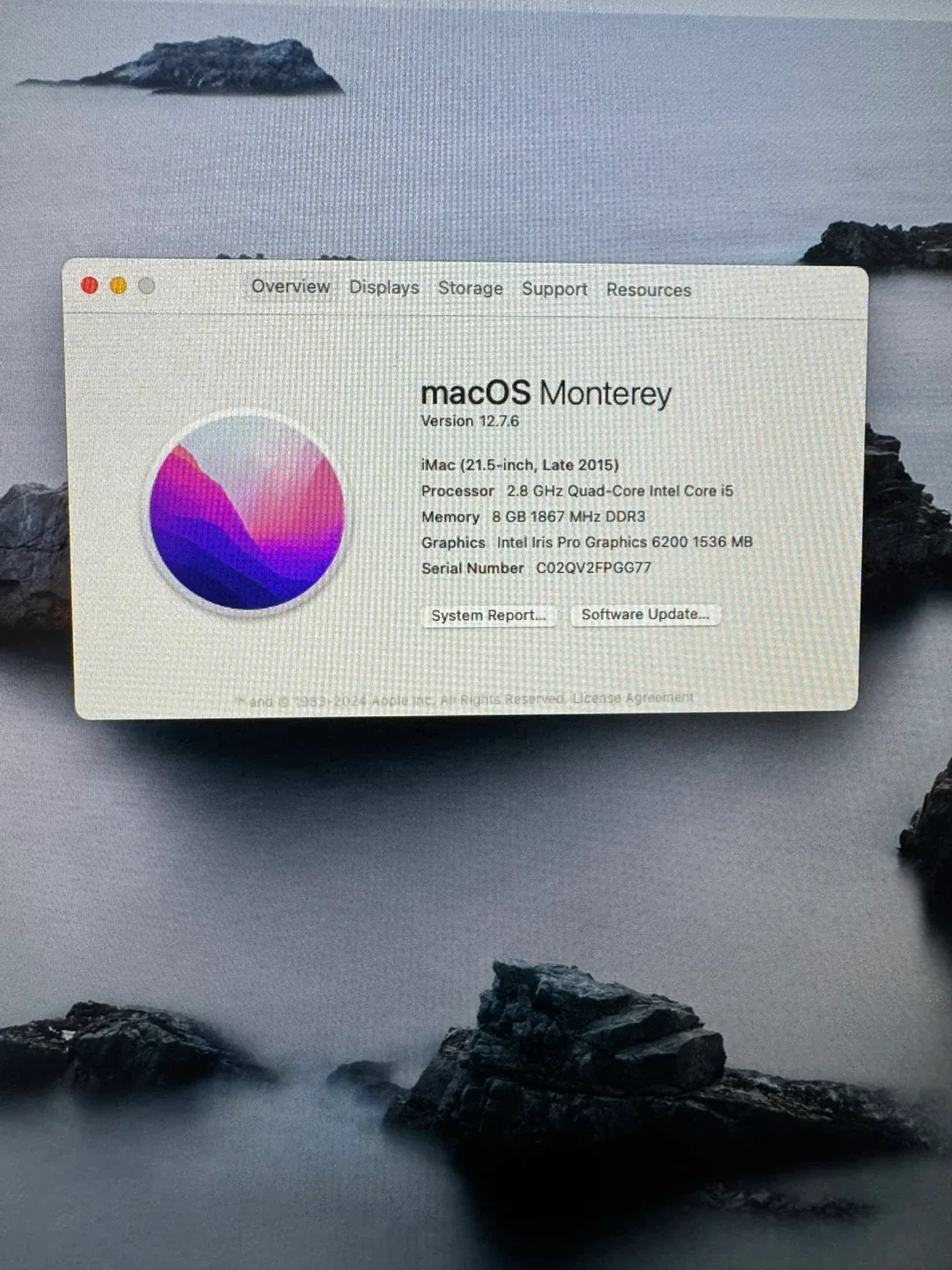 （224）Apple iMac 21.5-inch, Late 2015 image indicator(3)
