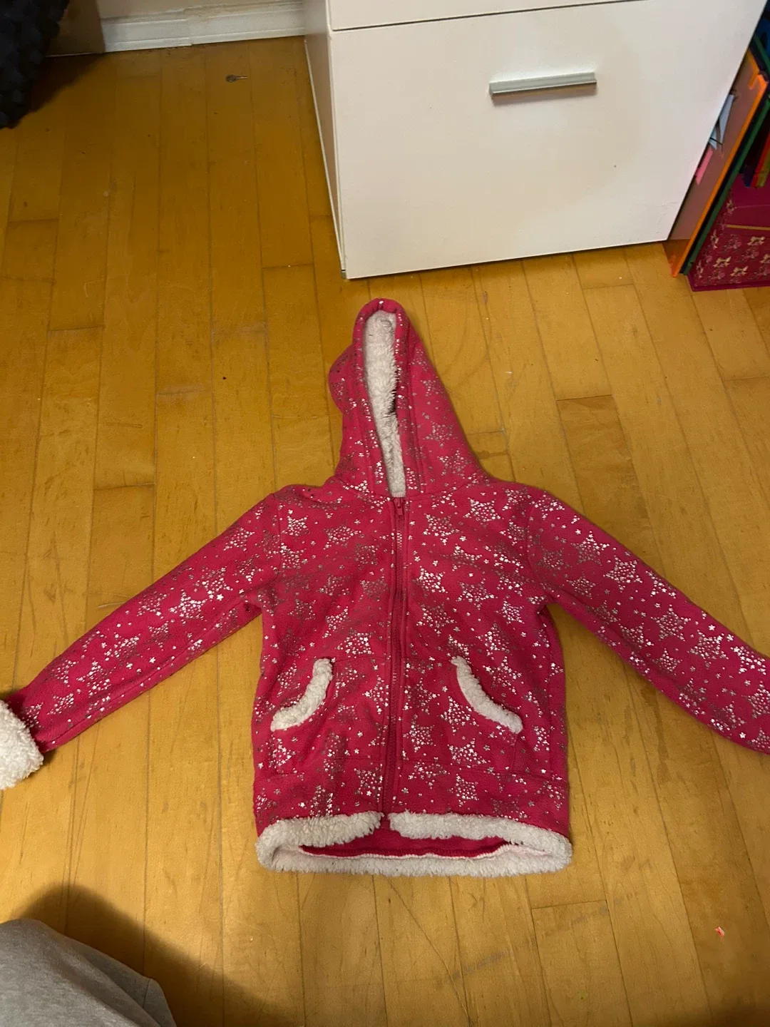 Girls Rule Pink Fleece Zip-Up Hoodie image indicator(2)