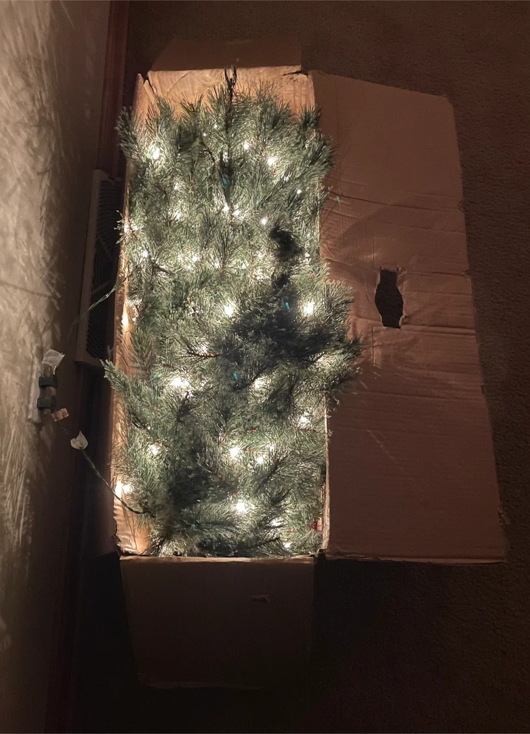 Target Brand 4 1/2 FT Pre-Lit Artificial Christmas Tree. image indicator(5)