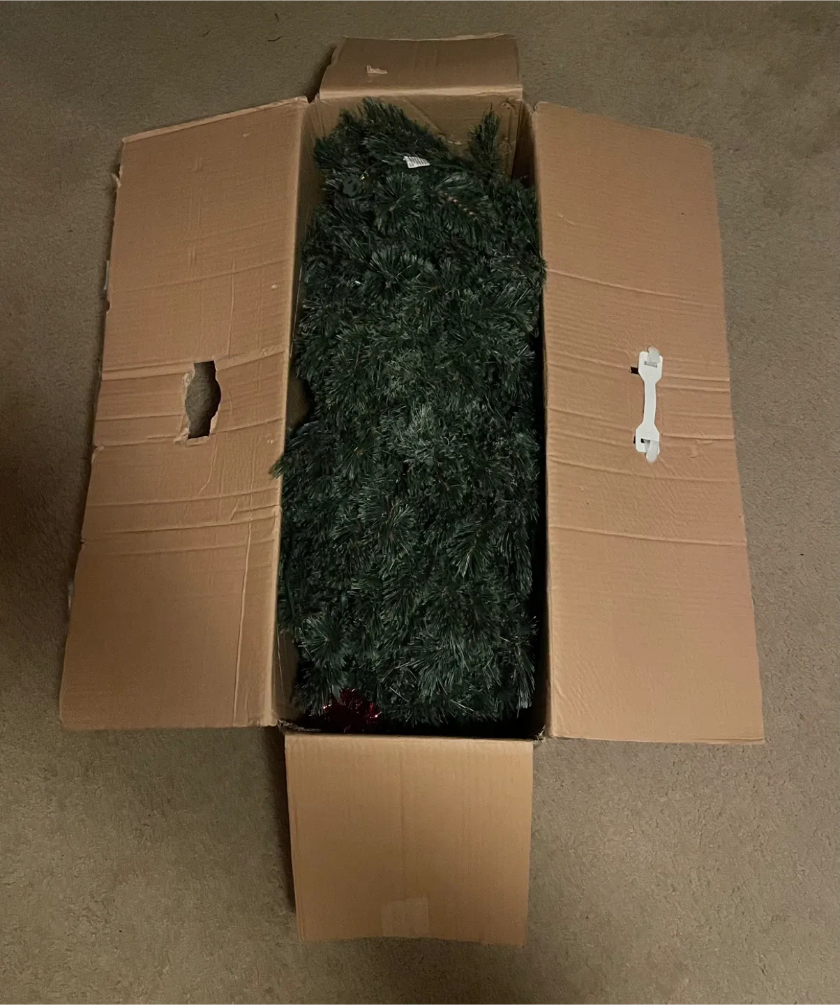Target Brand 4 1/2 FT Pre-Lit Artificial Christmas Tree. image indicator(9)