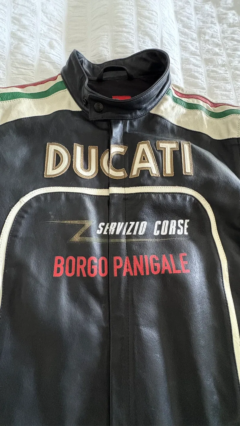Ducati Leather Motorcycle Jacket image indicator(2)