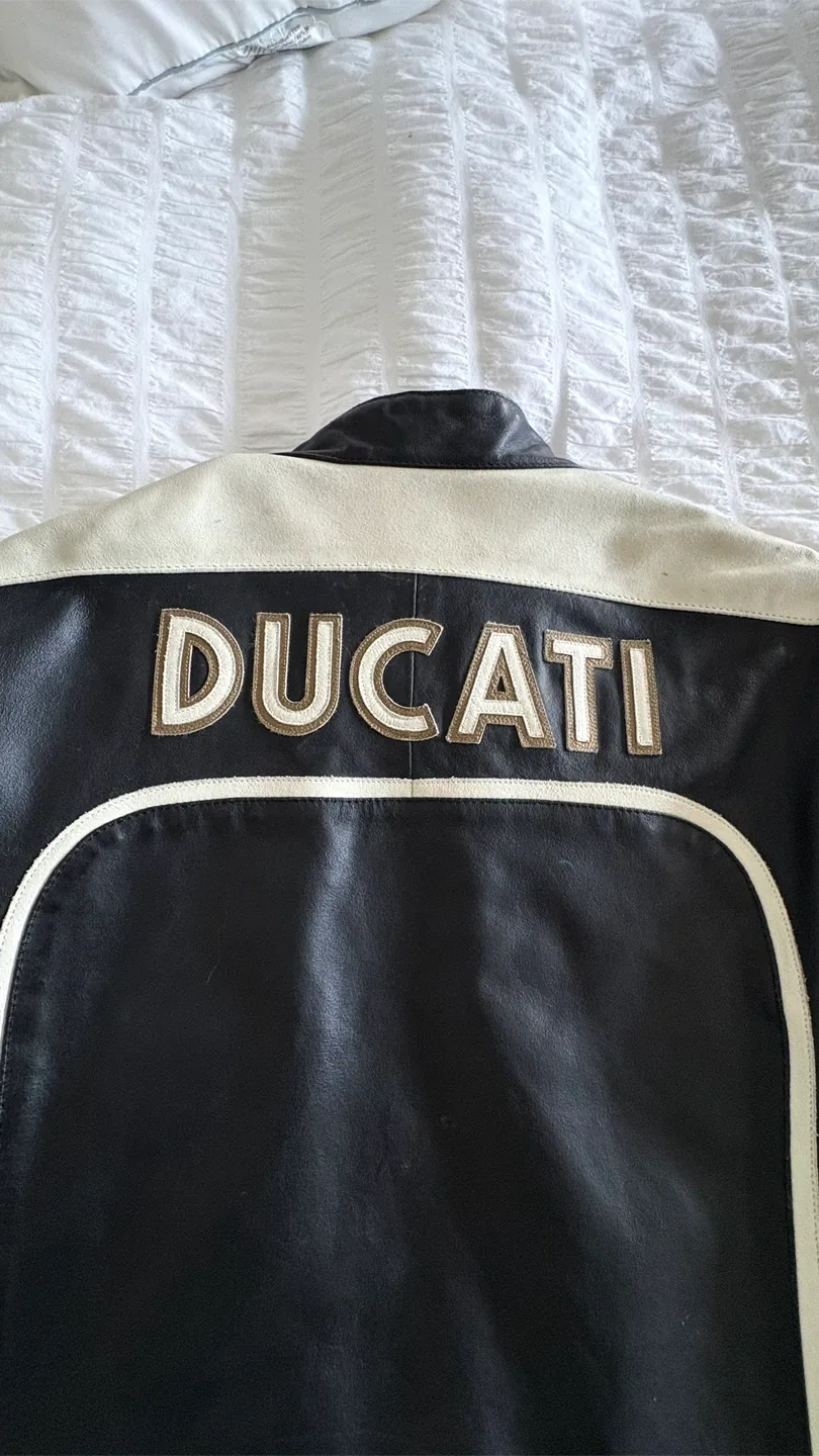 Ducati Leather Motorcycle Jacket image indicator(5)