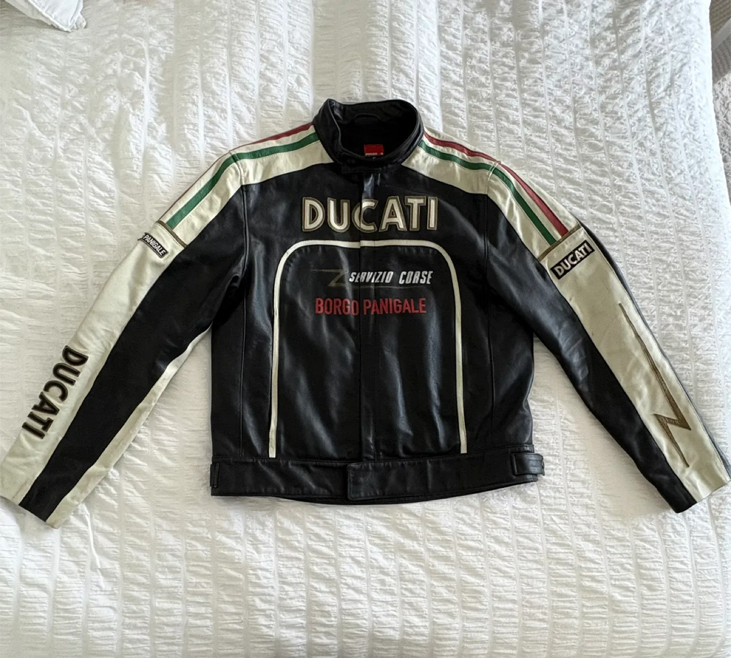 Ducati Leather Motorcycle Jacket image indicator(3)
