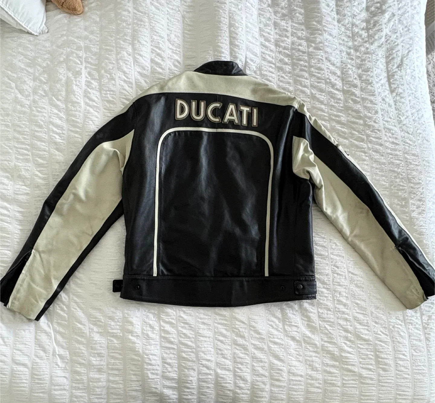 Ducati Leather Motorcycle Jacket image indicator(4)