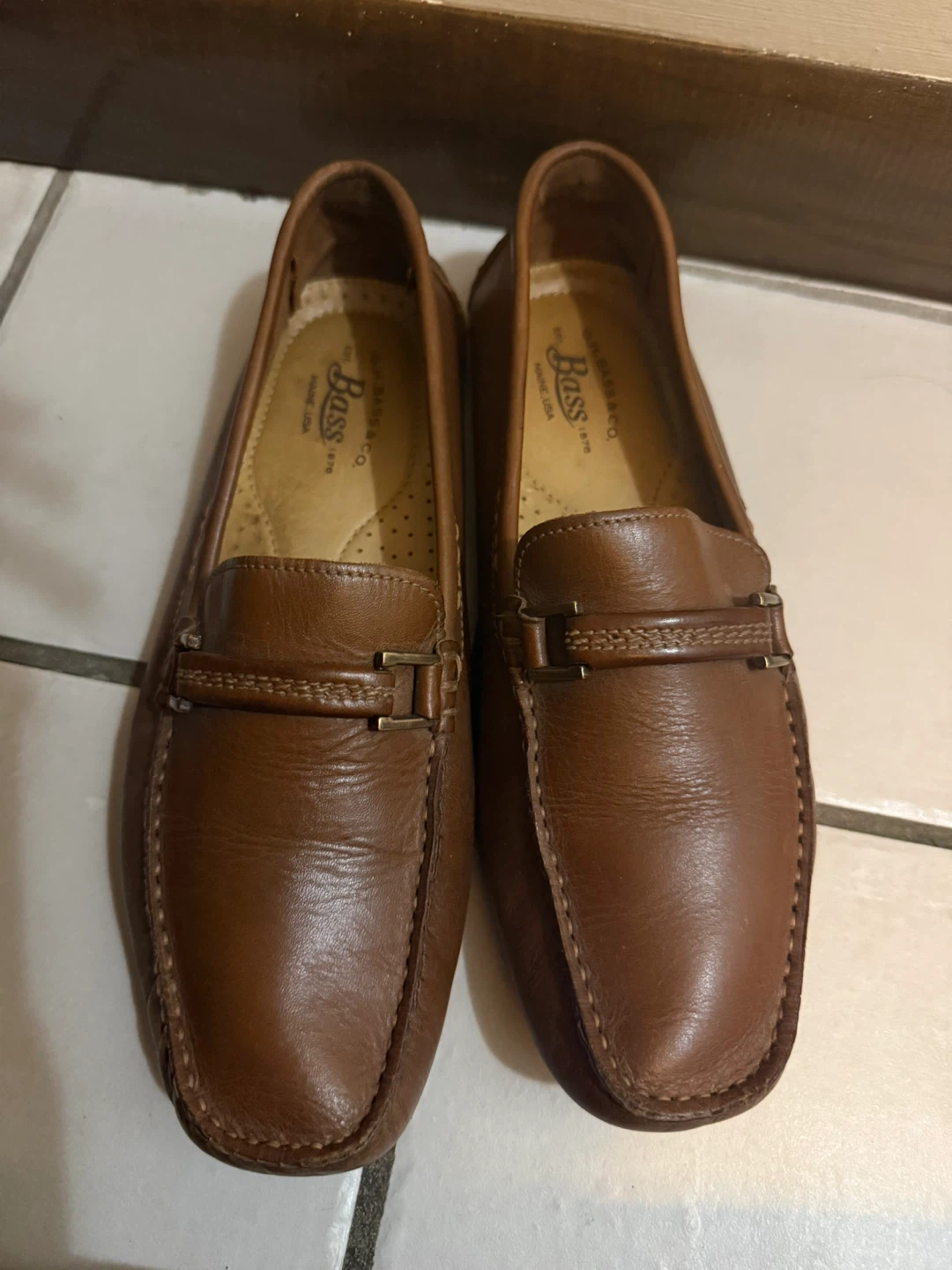 G.H.Bass Brown Leather Loafers