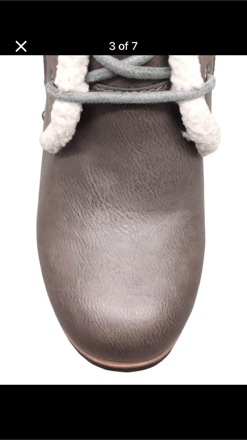 Time & Tru Wedge Booties - Size 8 - photo 3