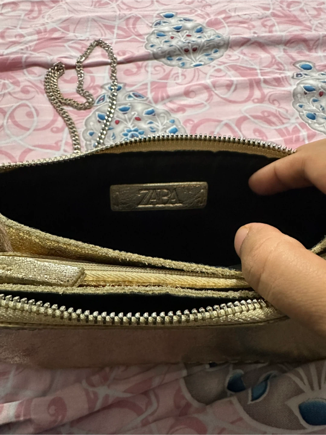 Zara Gold Chain Bag - photo 4