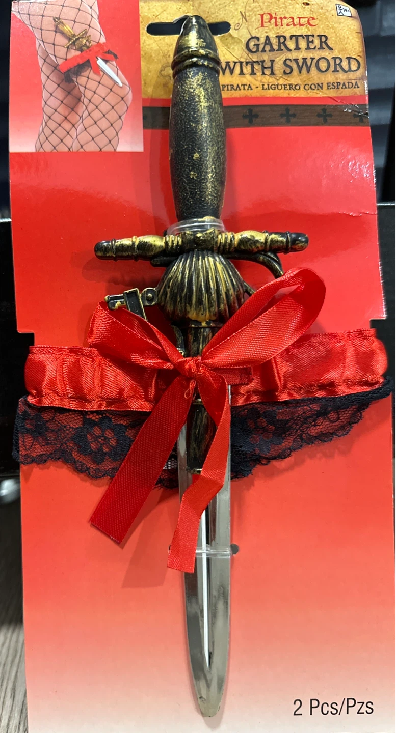 Halloween Pirate Garter with Sword Costume