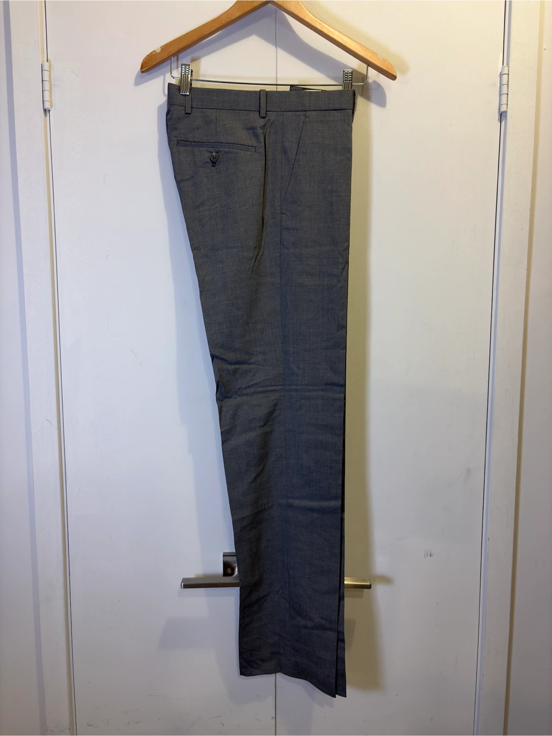 Theory Grey Virgin Wool Trouser - photo 4