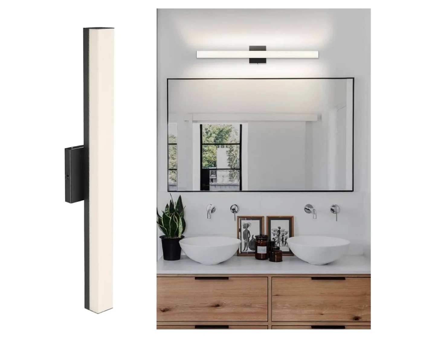 24 Inches LED Bathroom Vanity Light image indicator(2)