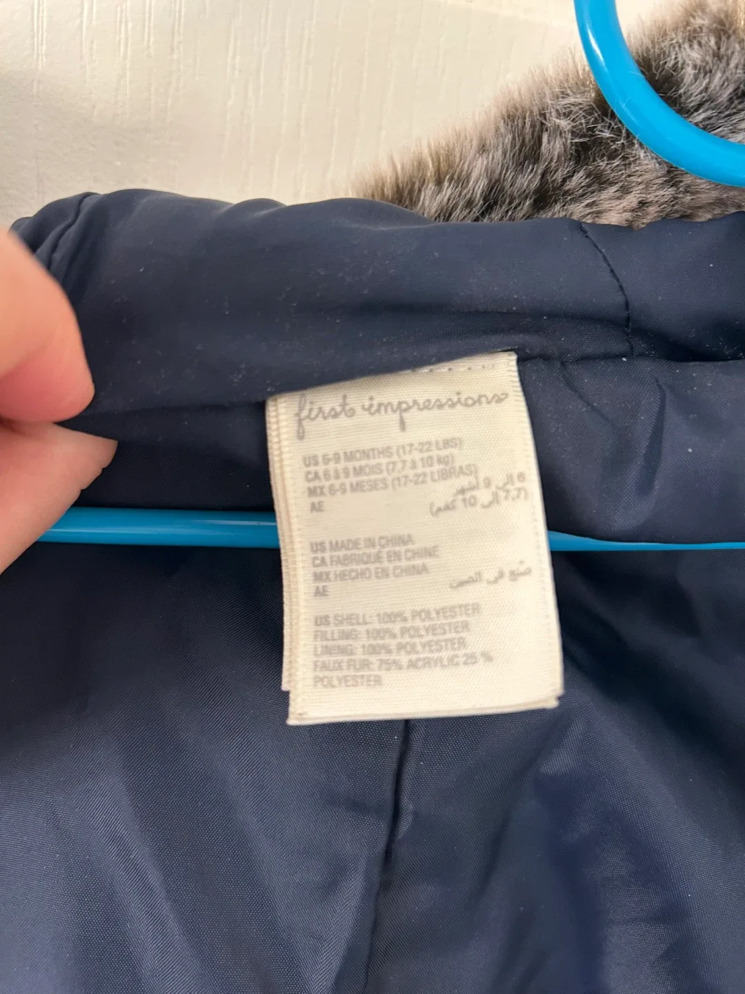 First Impressions 6-9 Months Snowsuit image indicator(3)