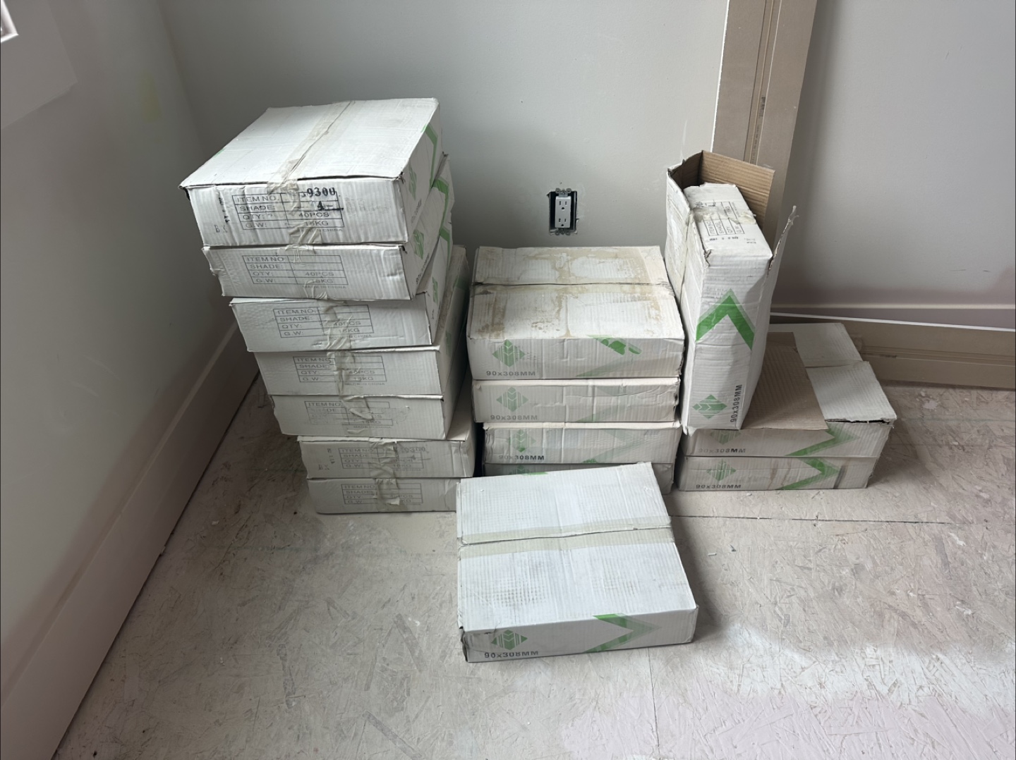 White 90x300mm Ceramic Wall Tiles