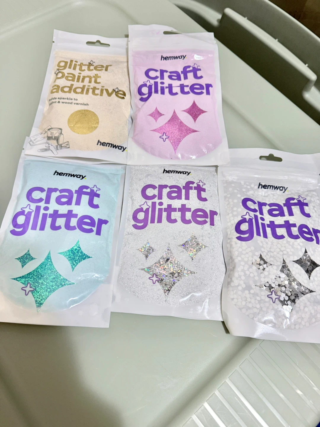 Hemway Craft Glitter & Paint Additive - New!