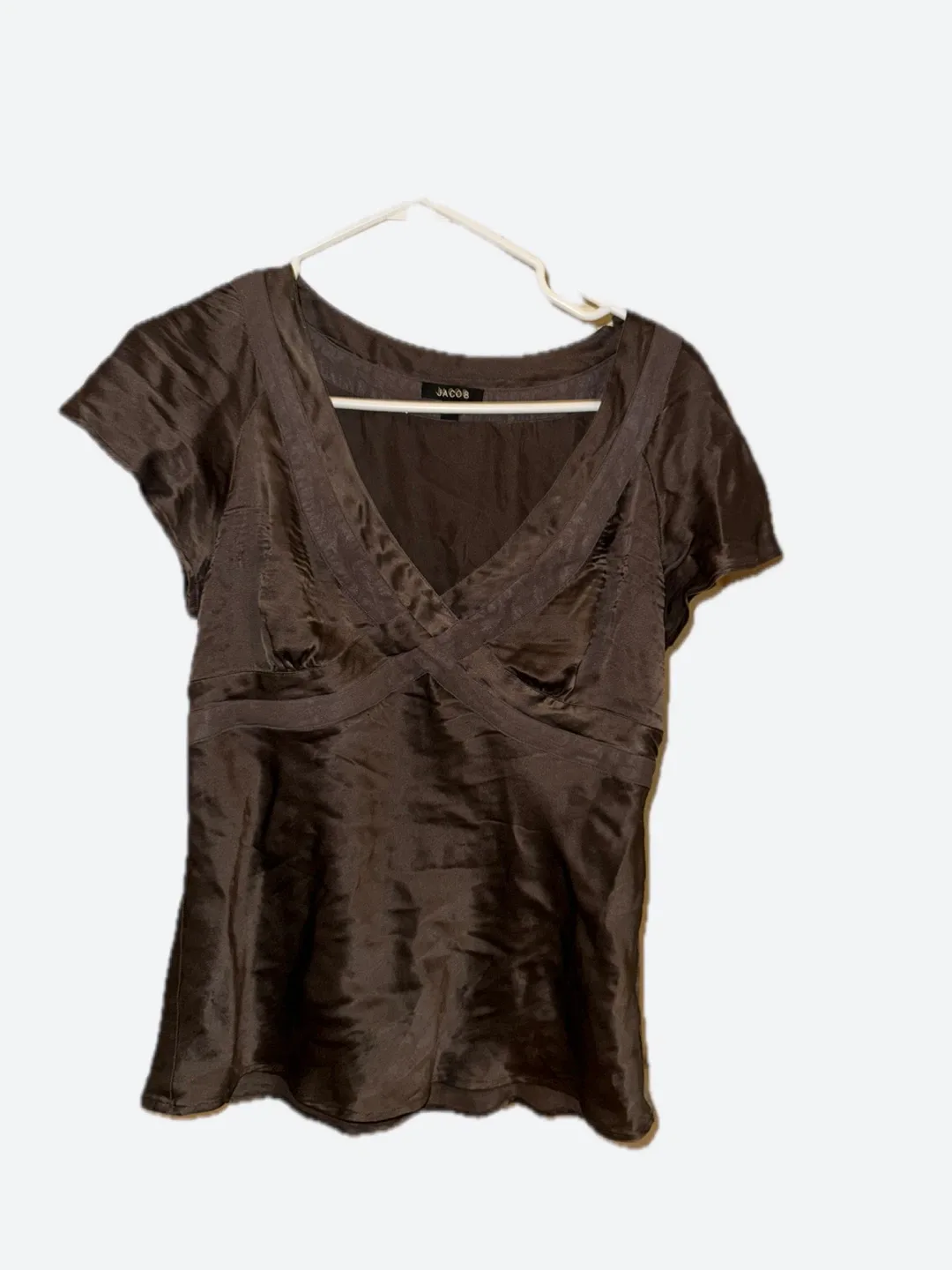 Women’s Brown Jacob silk Blouse thumbnail