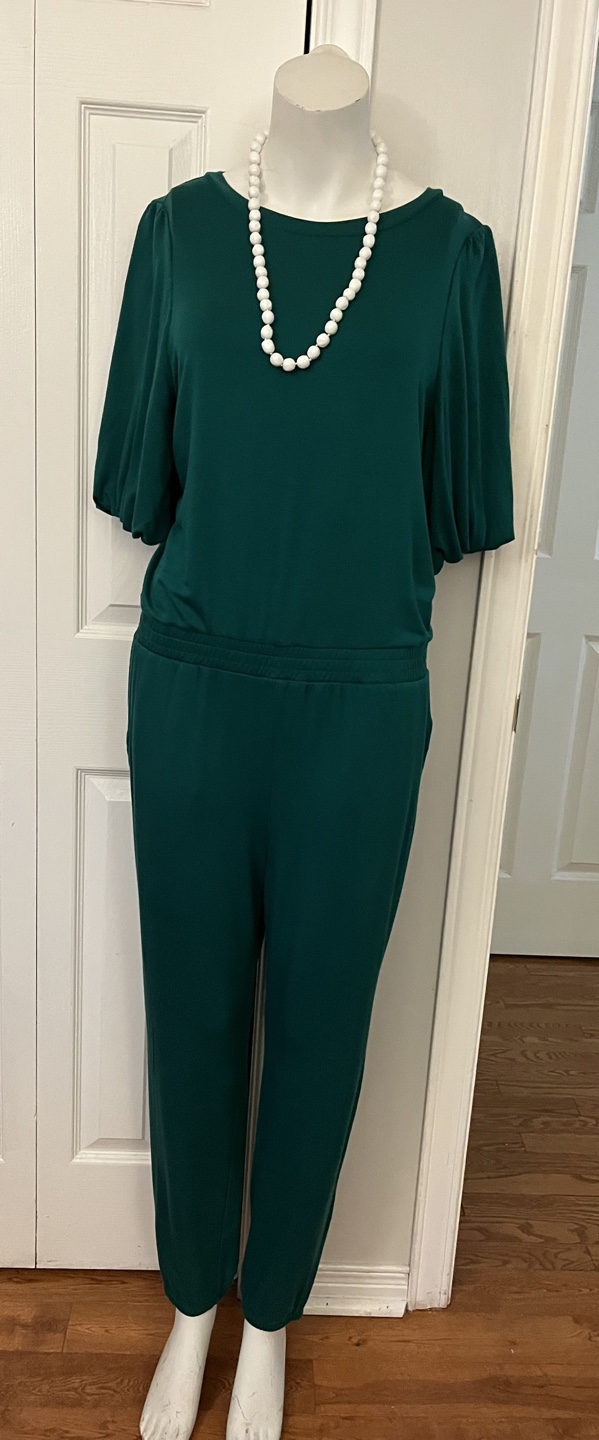 Daily Ritual Green Jumpsuit - Size L - photo 2