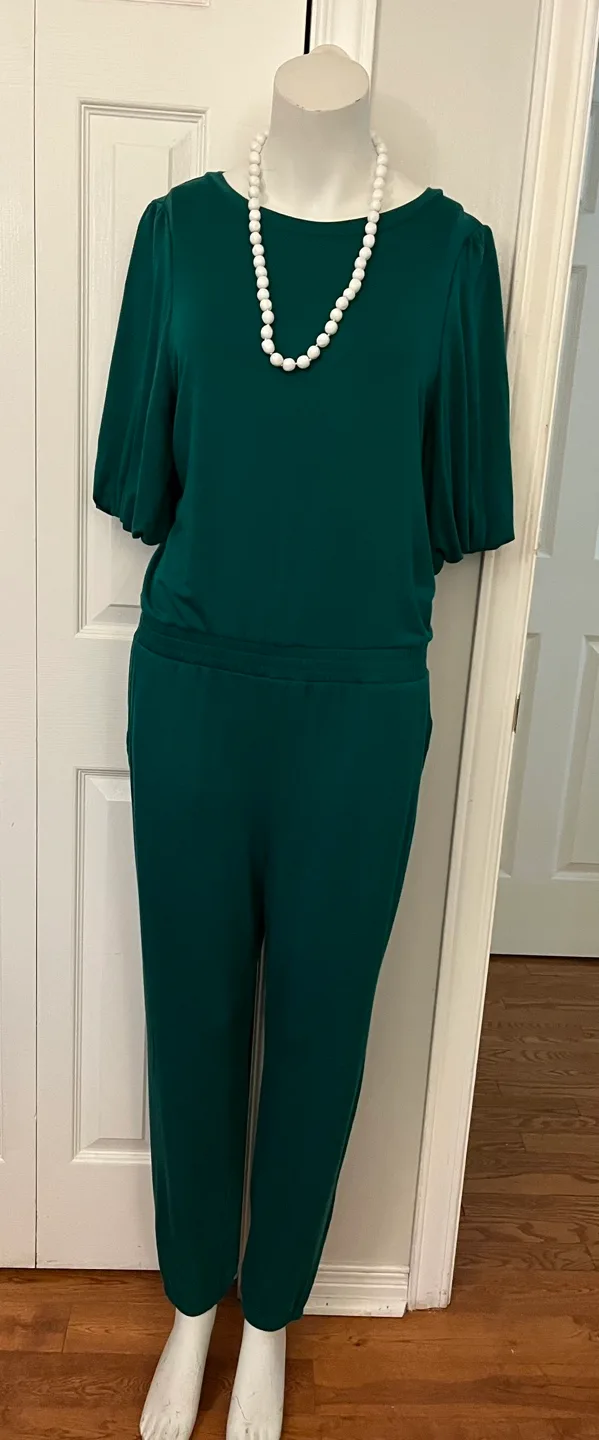 Daily Ritual Green Jumpsuit - Size L image indicator(3)