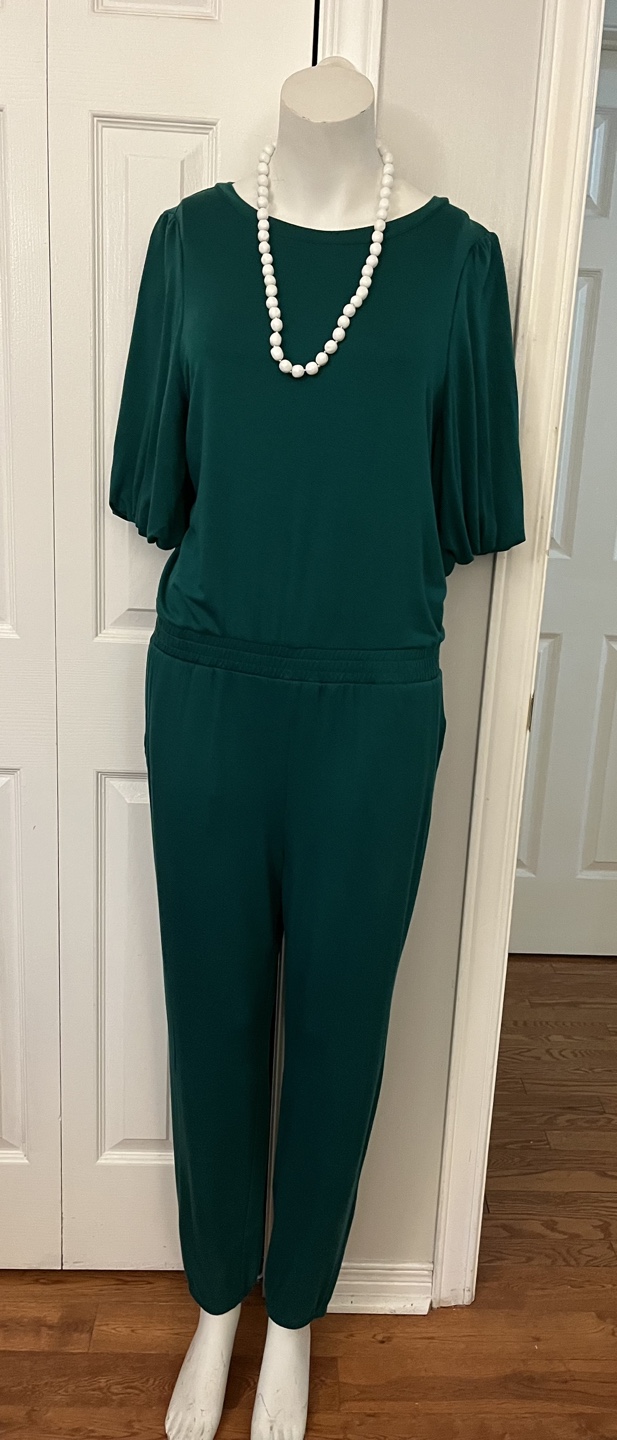 Daily Ritual Green Jumpsuit - Size L - photo 5