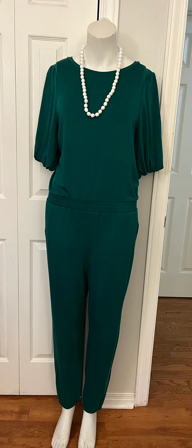 Daily Ritual Green Jumpsuit - Size L image indicator(6)