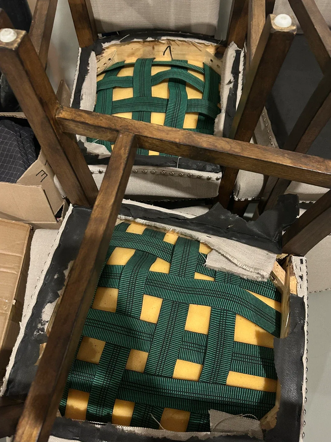 Free - Dining Table with 6 Upholstered Chairs image indicator(5)