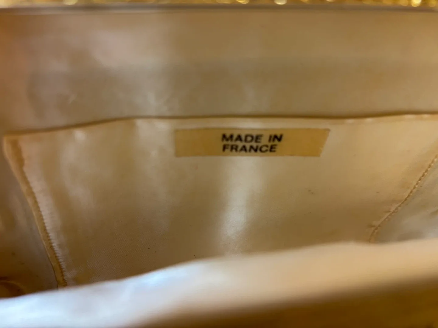 Vintage Gold Metal Mesh Evening Bag image indicator(5)