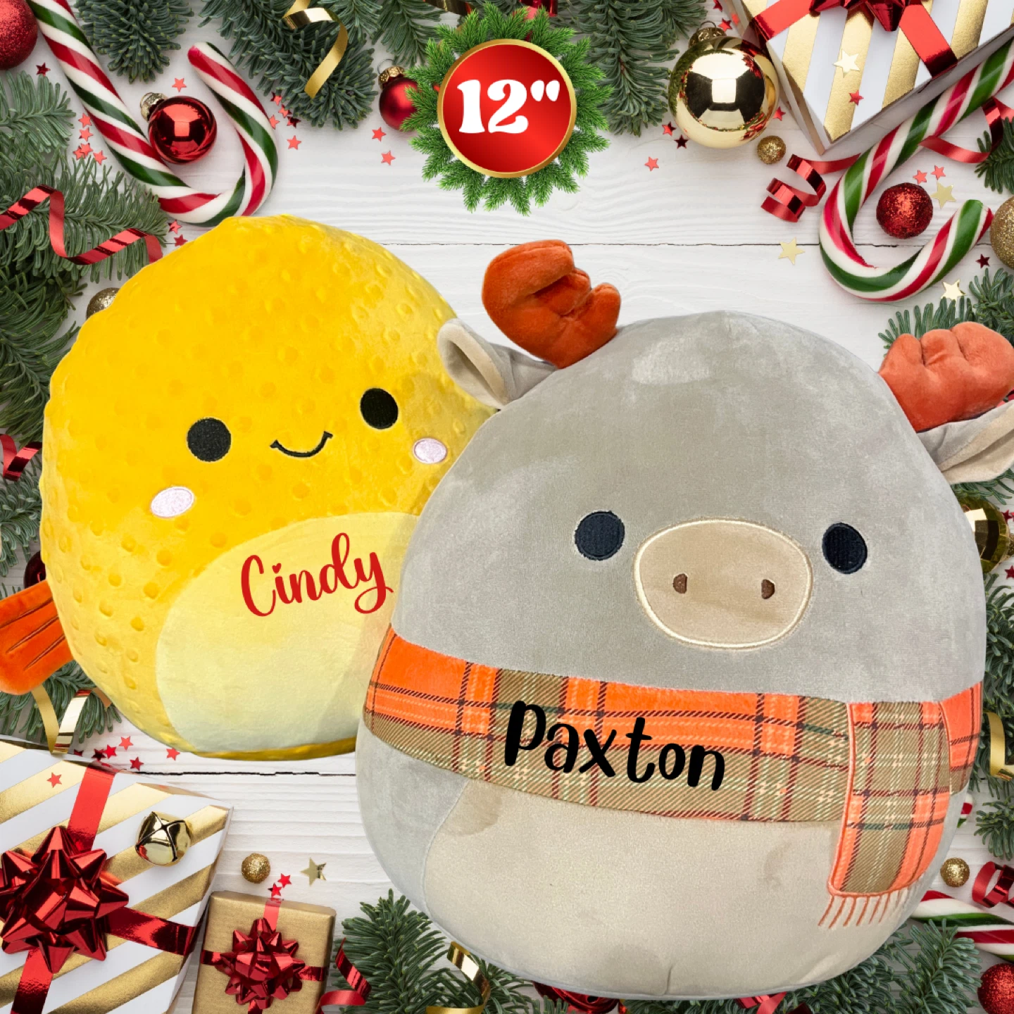 Personalized Plushie Christmas Gift
