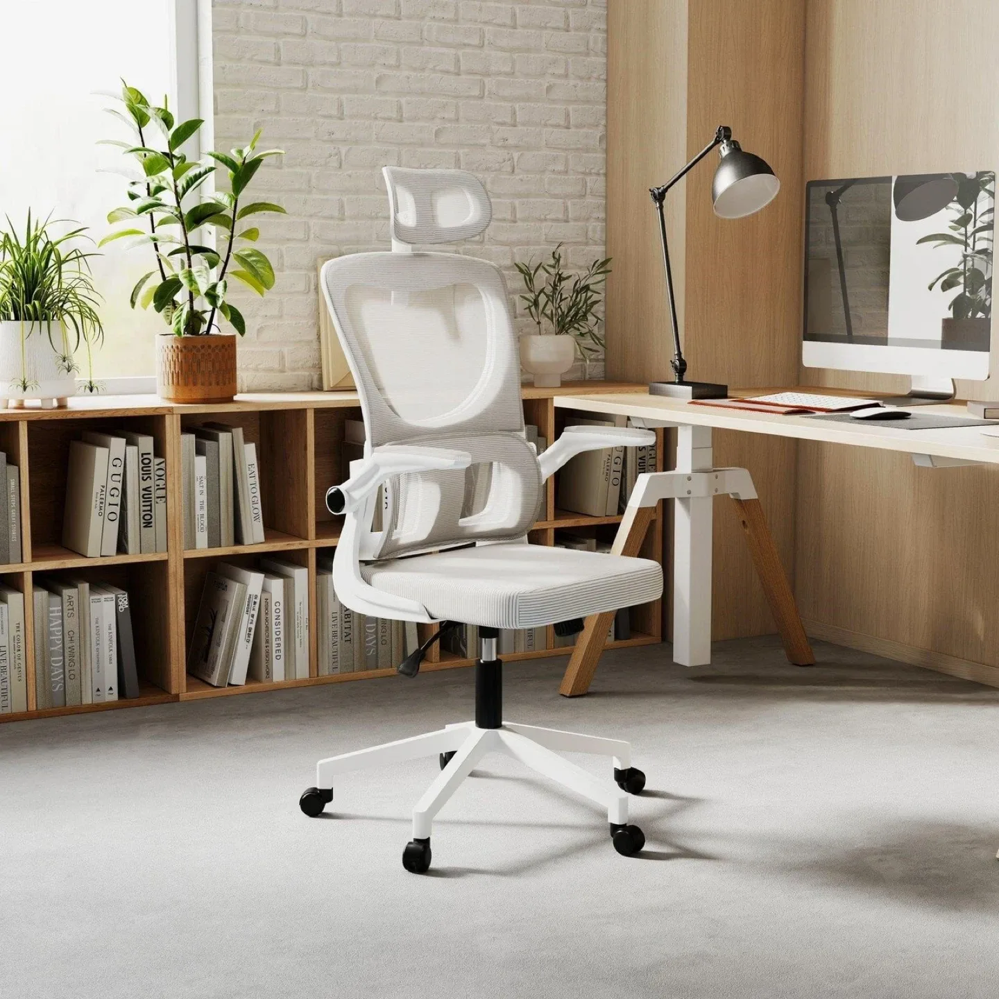 White Office Chair thumbnail