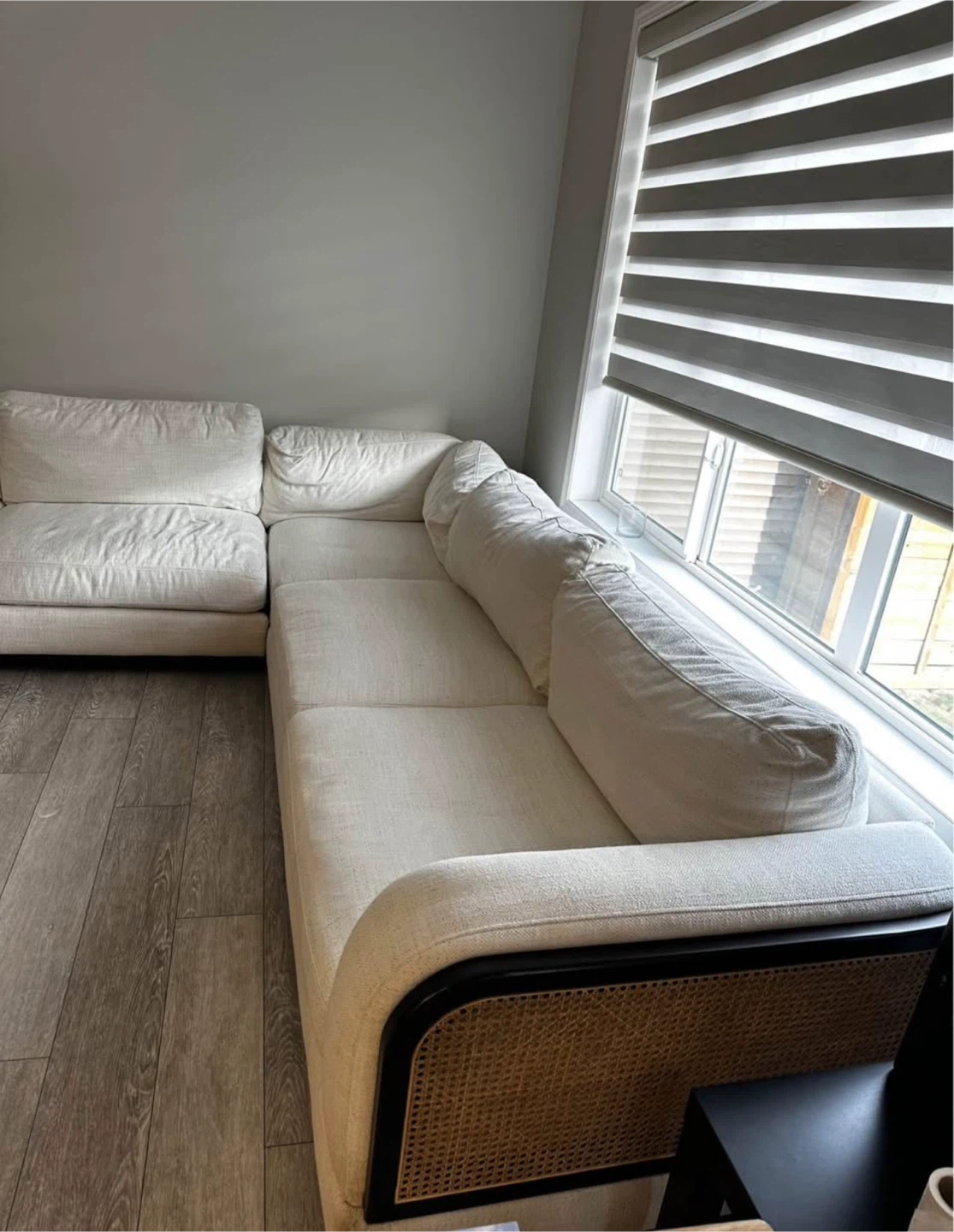 L-Shape Sectional couch with 3+ years warranty