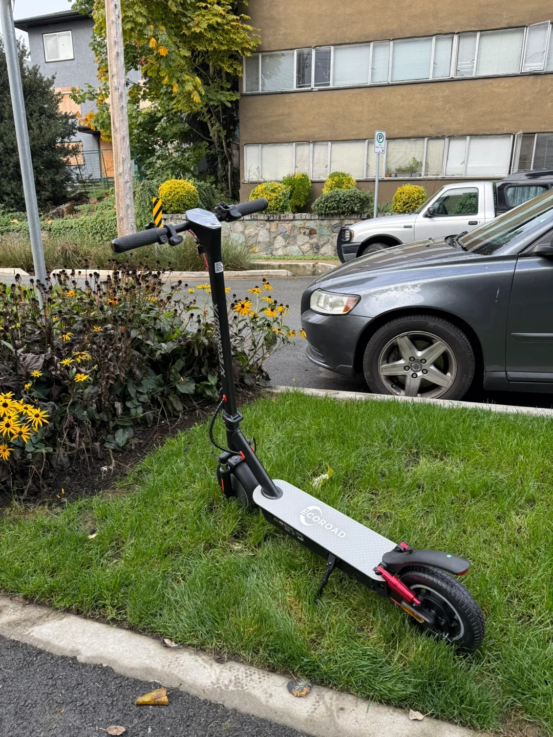 EcoRoad Electric Scooter double suspension image indicator(3)