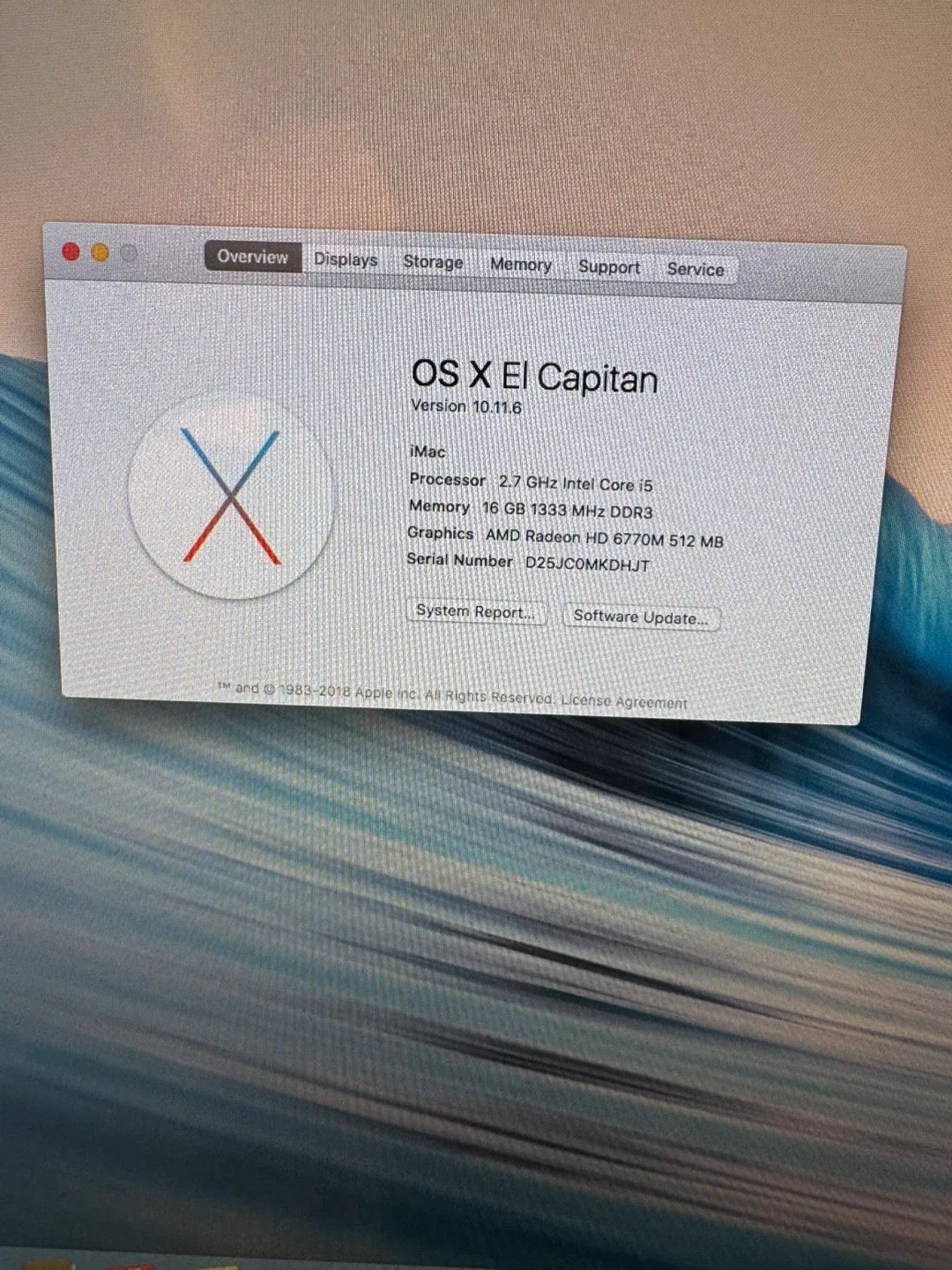 （234）iMac 21.5-inch, 2011, Intel Core i5, 16GB RAM image indicator(2)