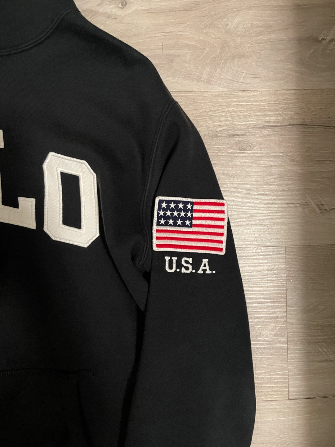 Ralph Lauren Polo Black Hoodie - Size S - photo 2