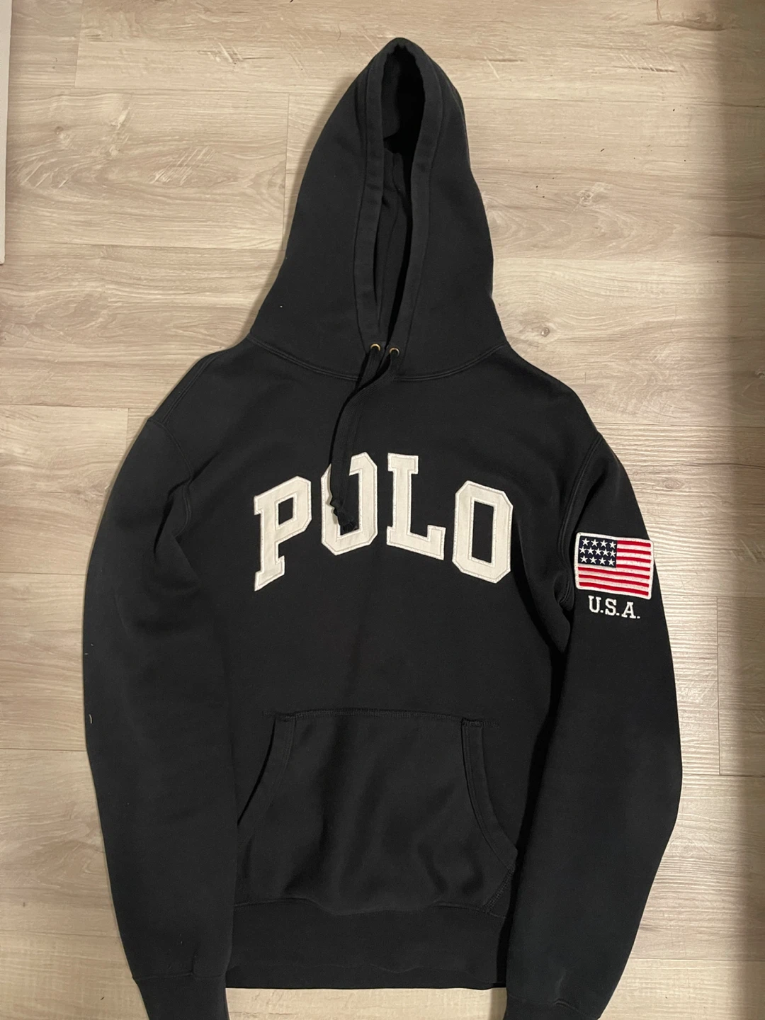 Ralph Lauren Polo Black Hoodie - Size S