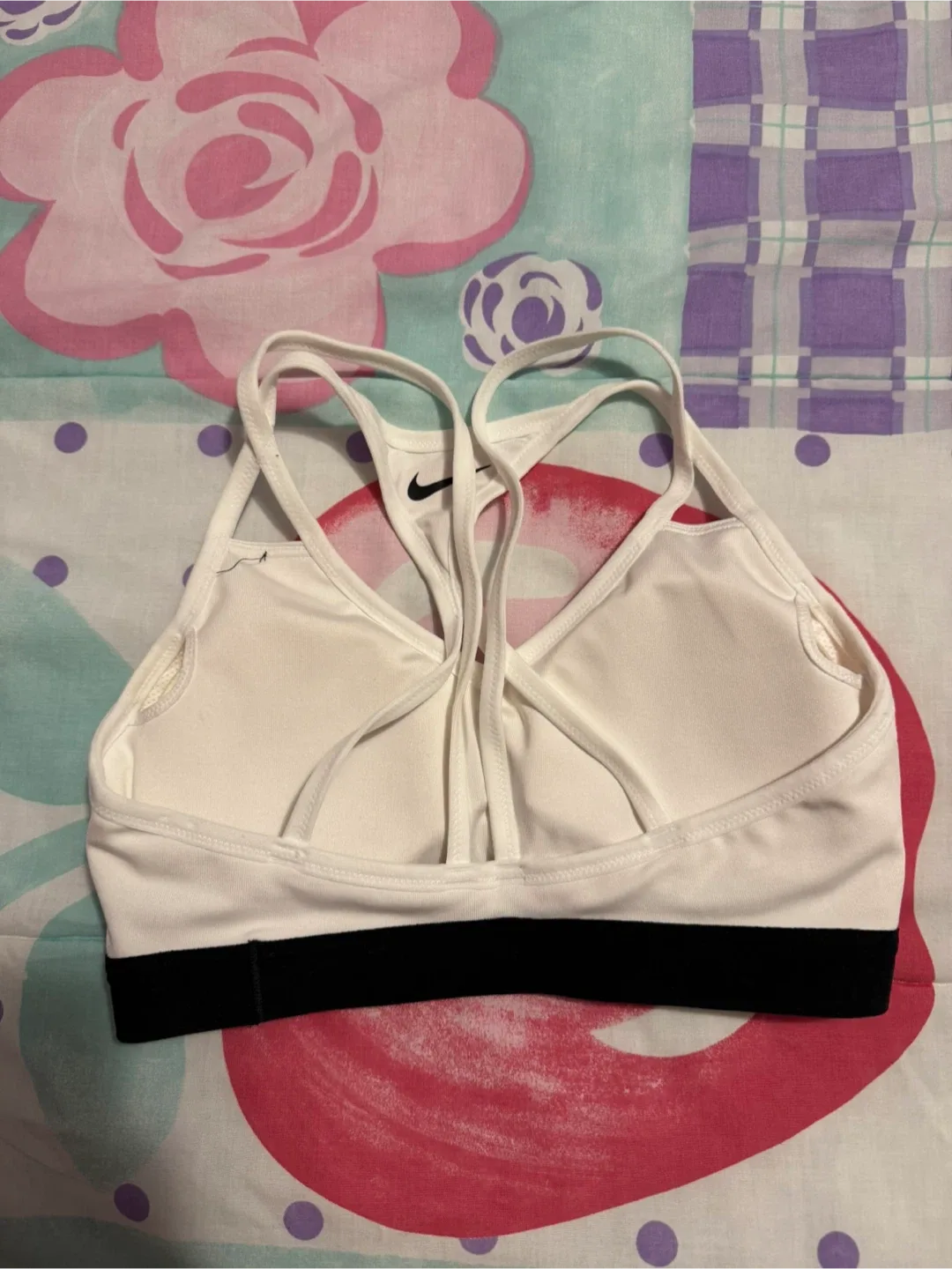 Nike White Sports Bra - S image indicator(2)