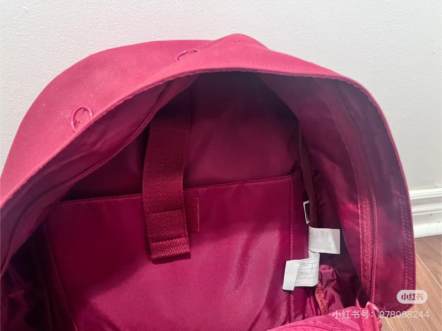 EASTPAK Raf Simons Burgundy Backpack image indicator(3)
