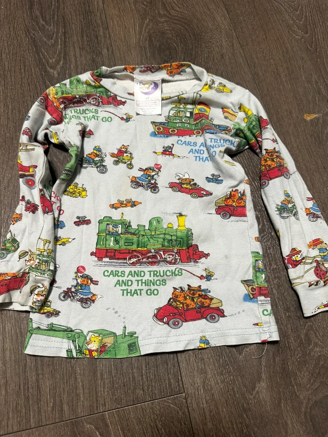 Books to Bed 4T Pajama Top