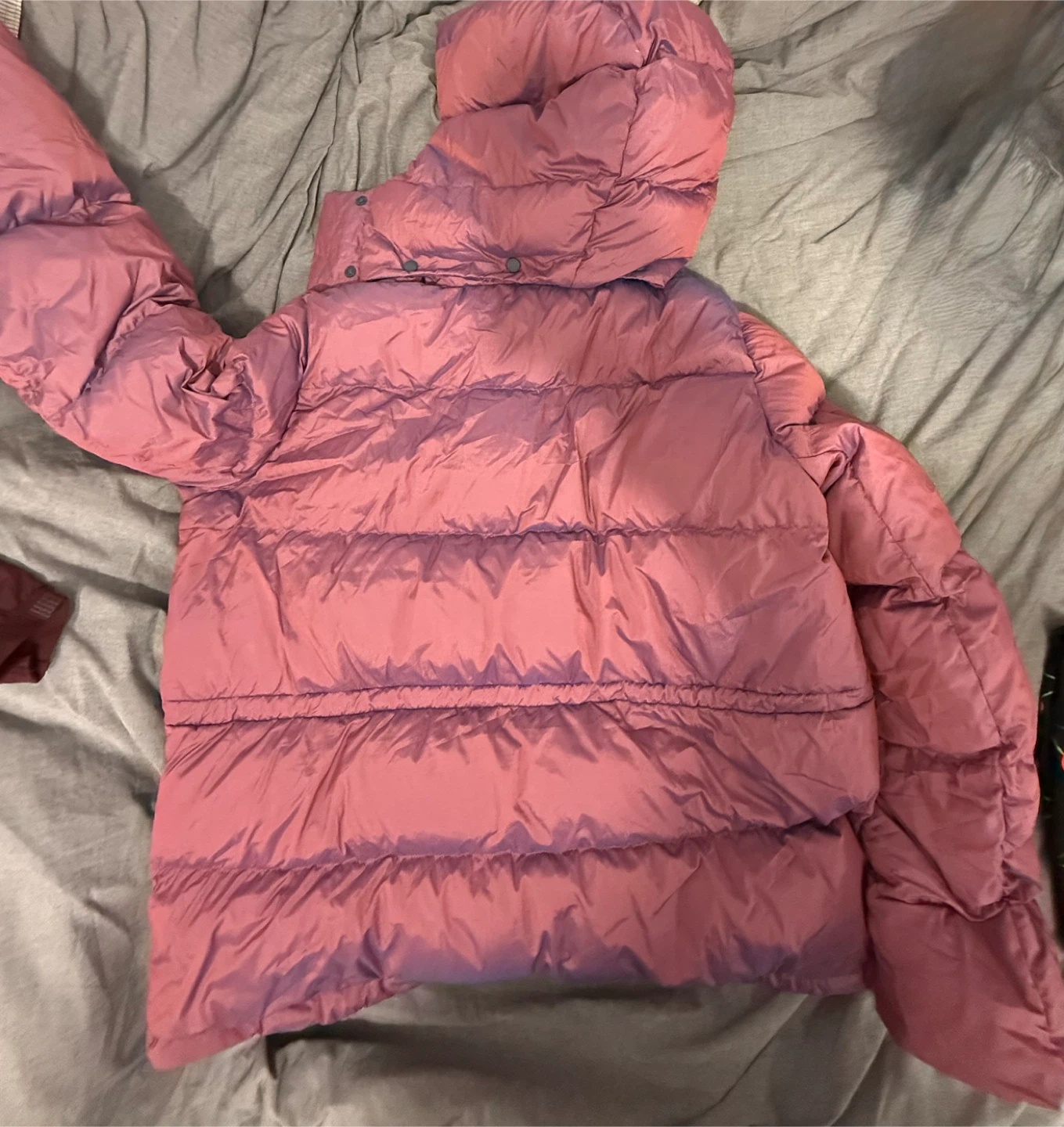 Lululemon Wunder Puff Jacket Size 12  Heathered Plumful - photo 2