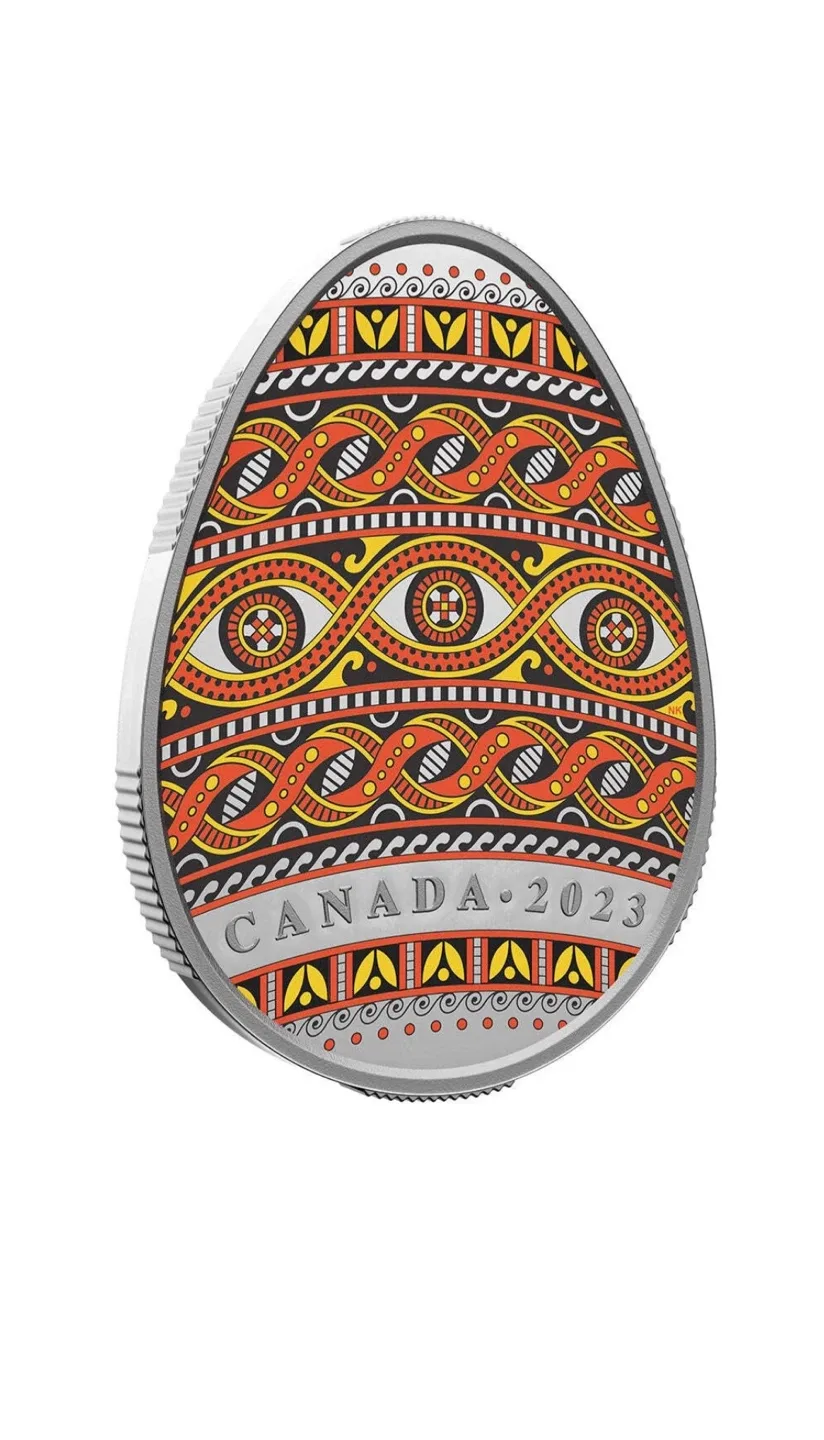 2023 $20 Ukrainian Pysanka Egg Coin image indicator(3)