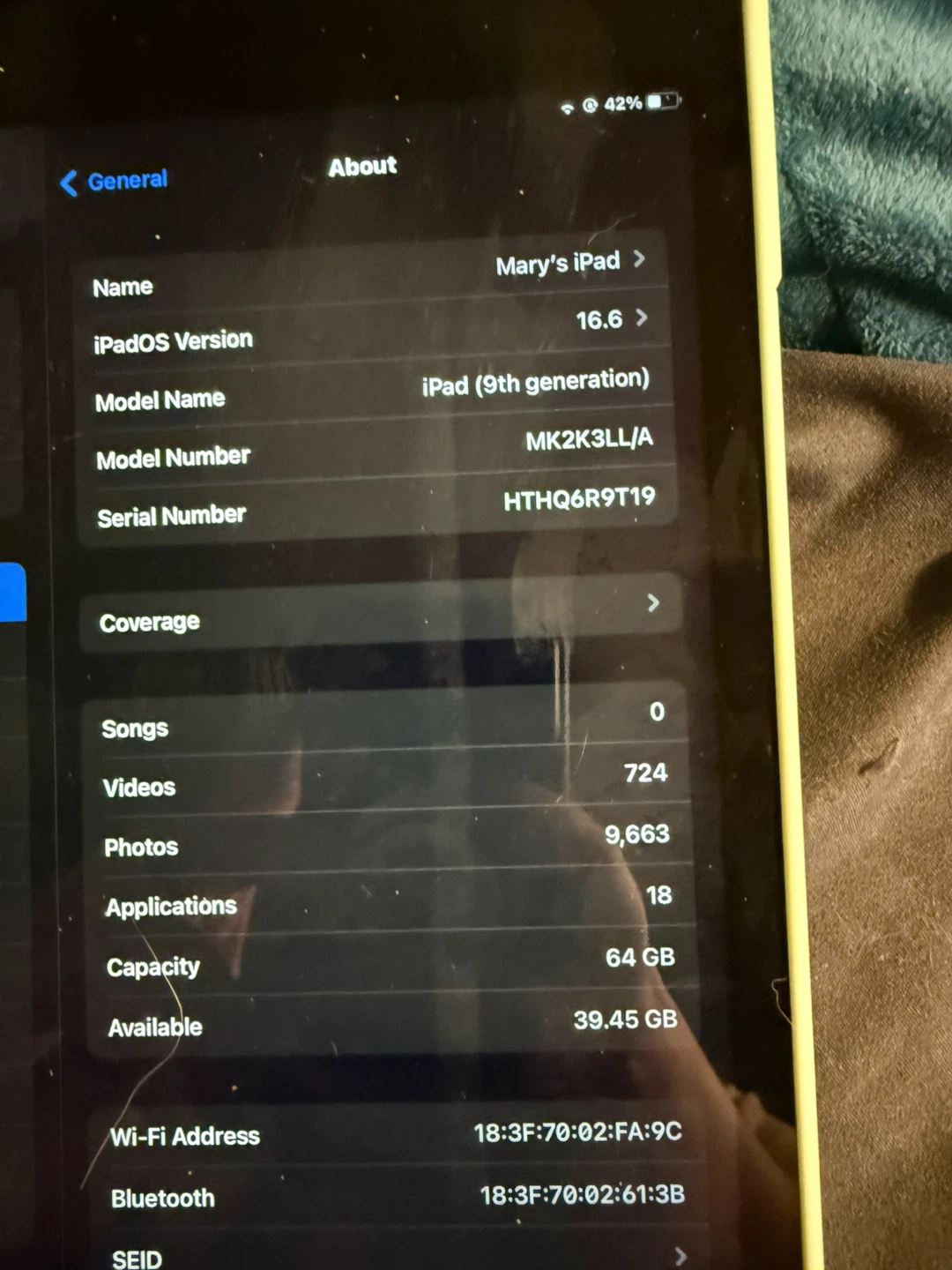 Apple iPad 9th Generation 64GB