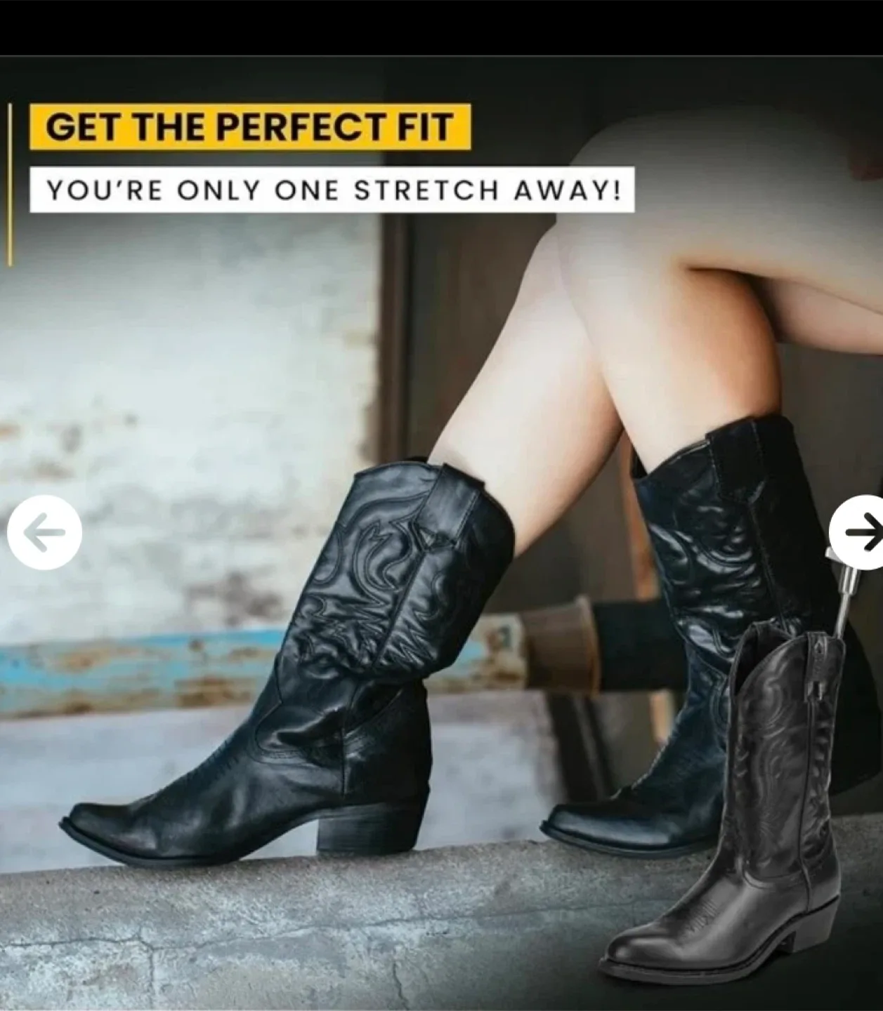 Houndsbay Bloodhound Cowboy/Western Boot Stretcher image indicator(7)