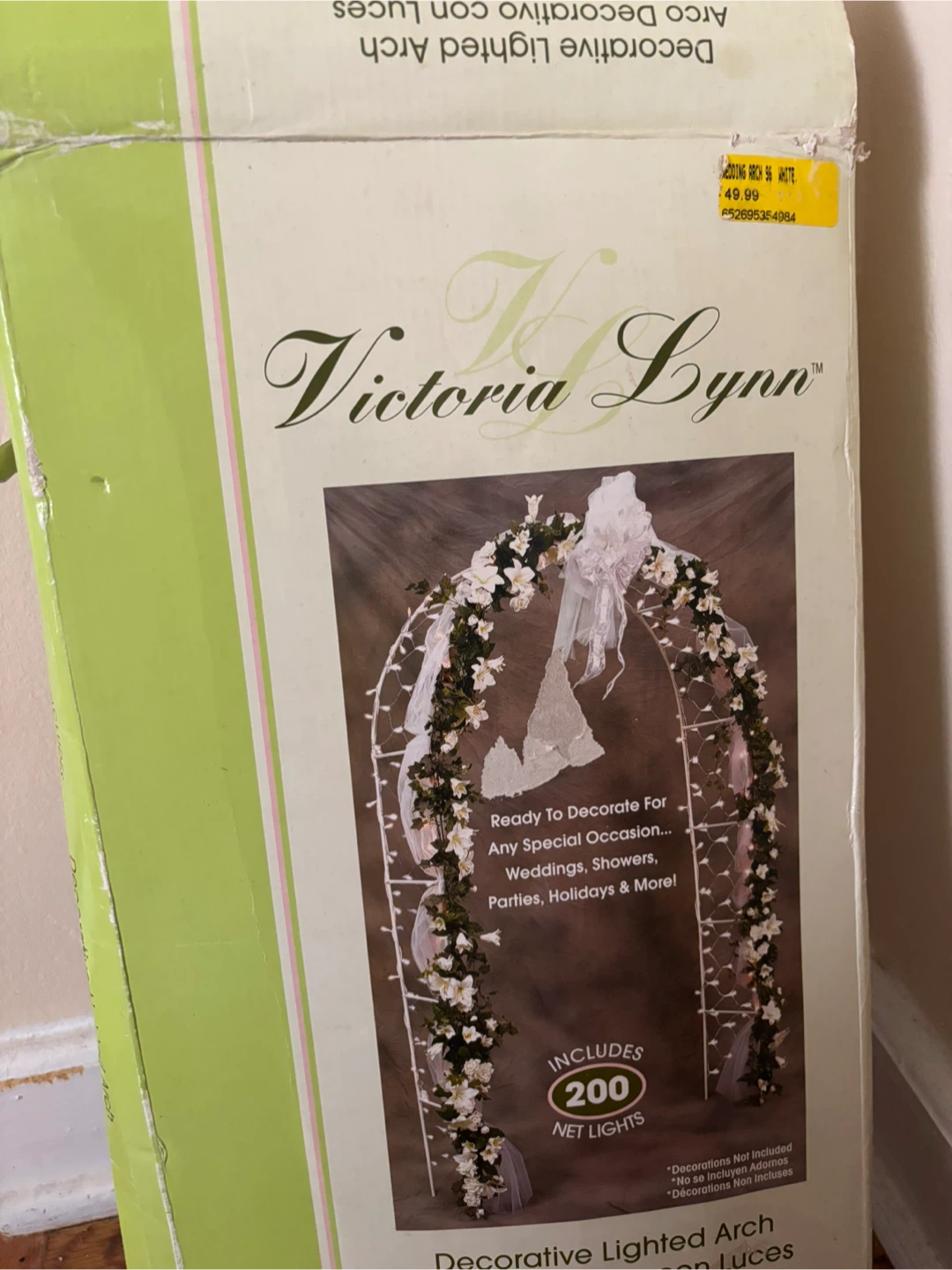 Victoria Lynn Decorative Lighted Arch w/ 200 Net Lights