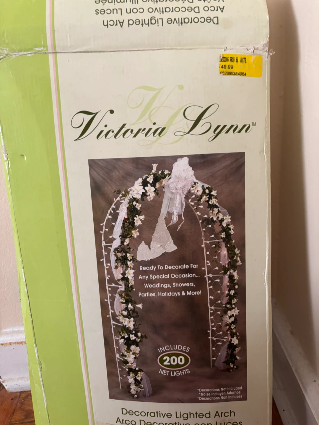 Victoria Lynn Decorative Lighted Arch w/ 200 Net Lights - photo 3