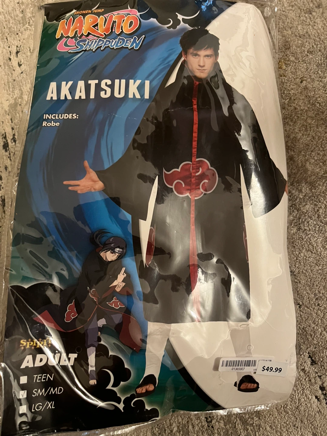 Naruto Shippuden Akatsuki Robe - Size S/M - photo 2