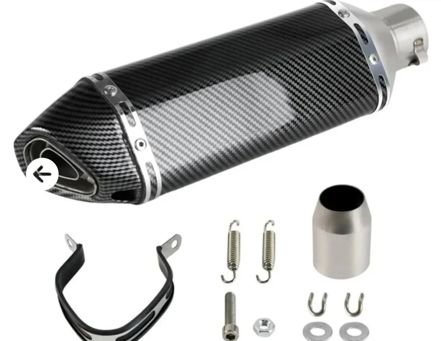 Akrapovic Style Motorcycle Exhaust Muffler thumbnail