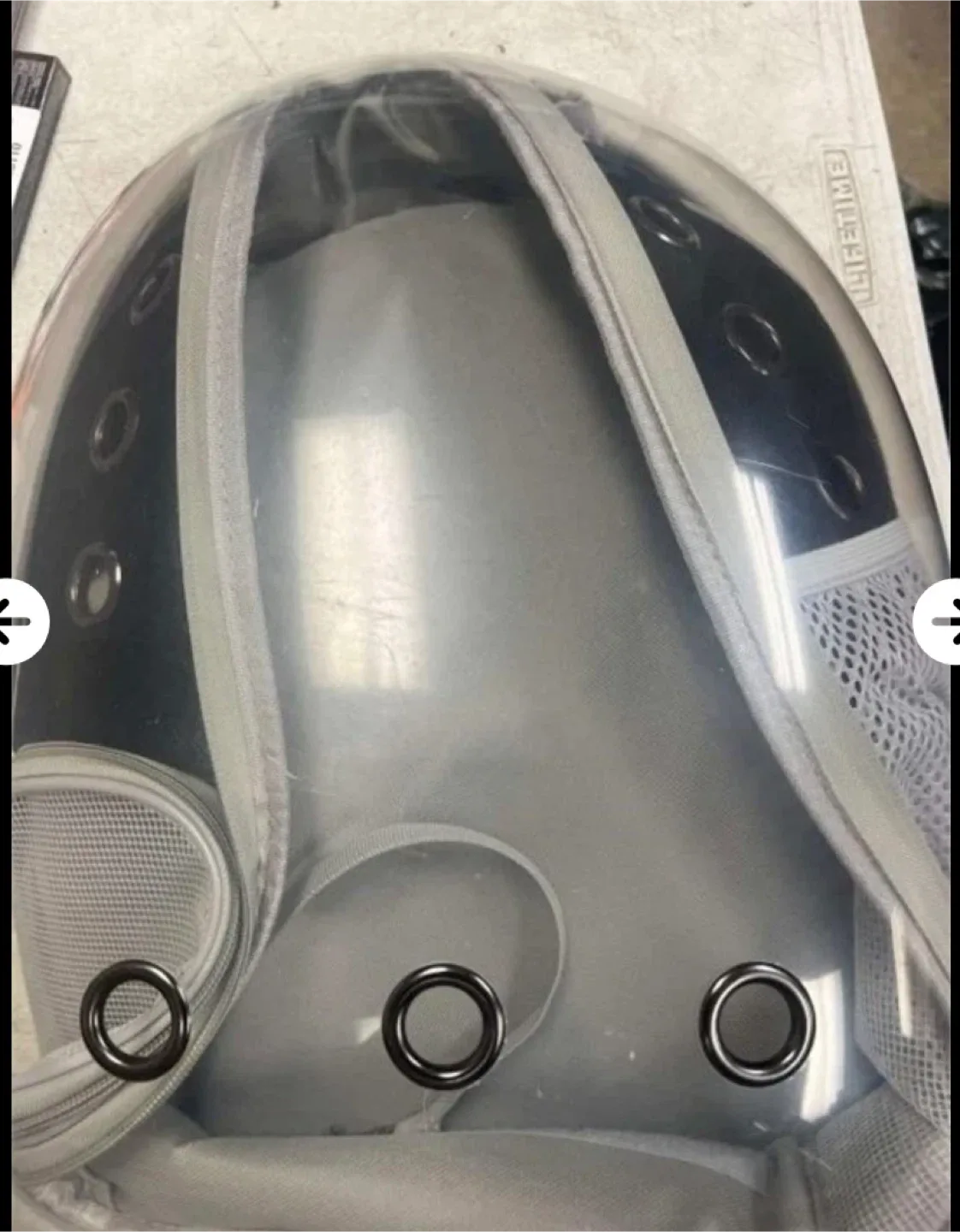 Bubble Pet Carrier Backpack - Grey image indicator(5)